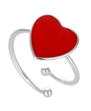 Carica l&#39;immagine nel visualizzatore di Gallery, Anello Piercing Cuore smaltato
