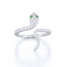 Carica l&#39;immagine nel visualizzatore di Gallery, Anello Snake in argento 925
